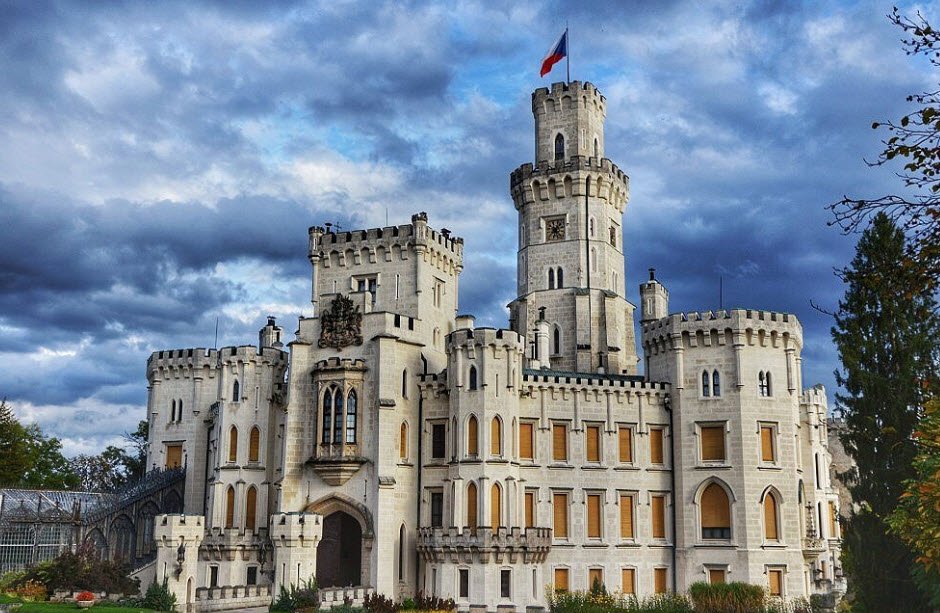 Hluboká Castle, Hluboká nad Vltavou, South Bohemia, Czech Republic (Czechia)